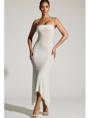 oh polly white dress long Maxi Dress Oh Polly White Bandage Dress Sleeve White Lace Dress Long White Bodycon Maxi Dress Honora Modal